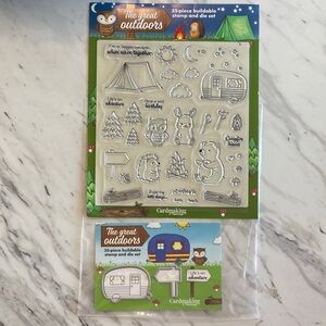 NEW Cardmaking and Papercraft The Great Outdoors Stamp and Die Set